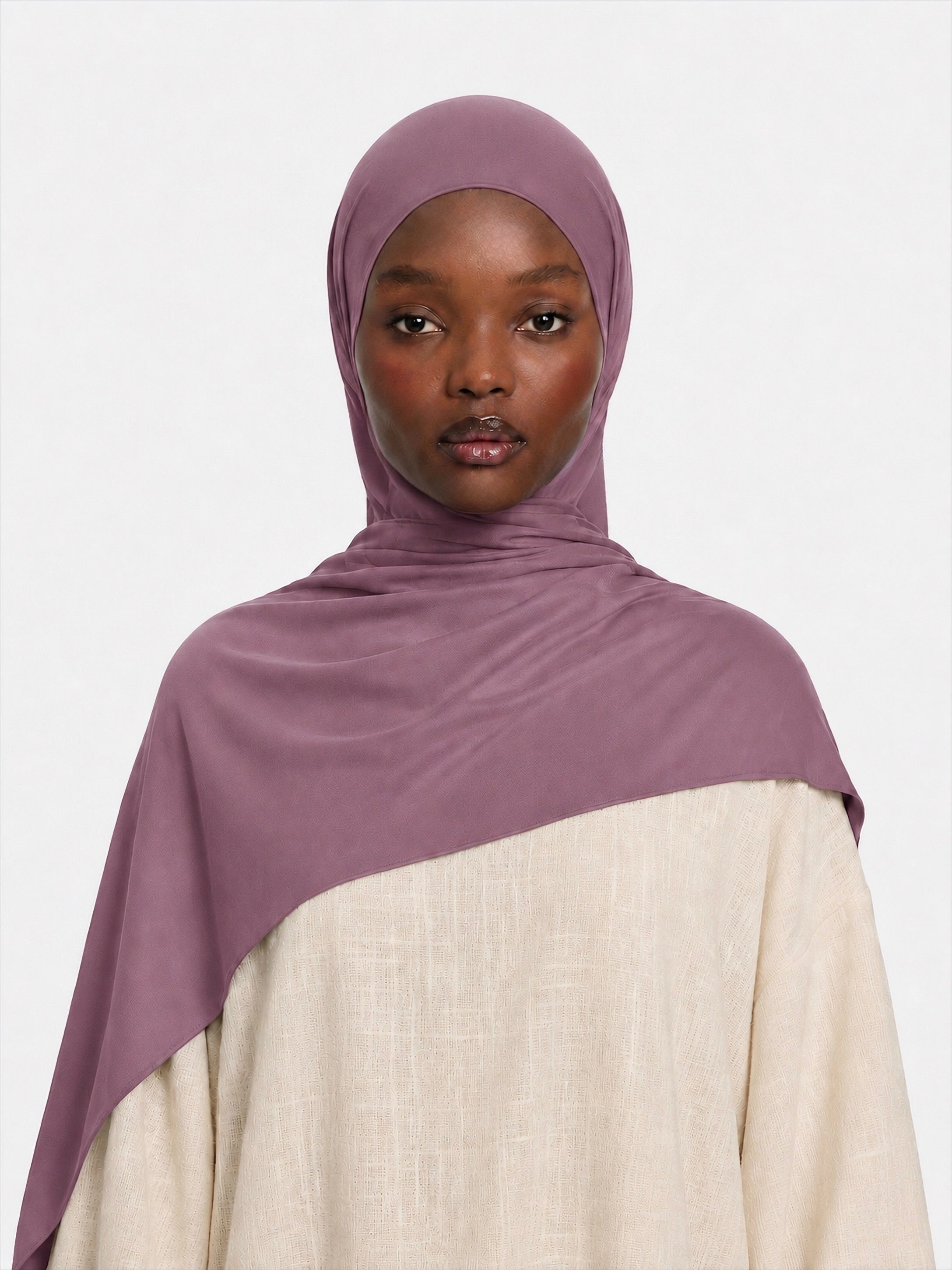 Premium Jersey Hijab Mulberry