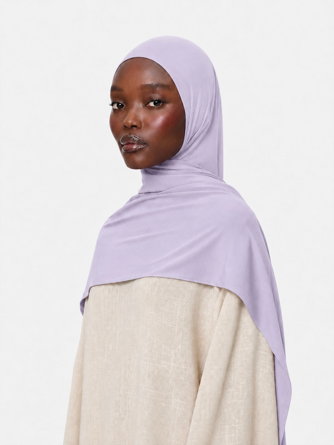 Premium Jersey Hijab Air Lilac