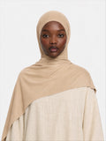 Premium Jersey Hijab Soft Tan