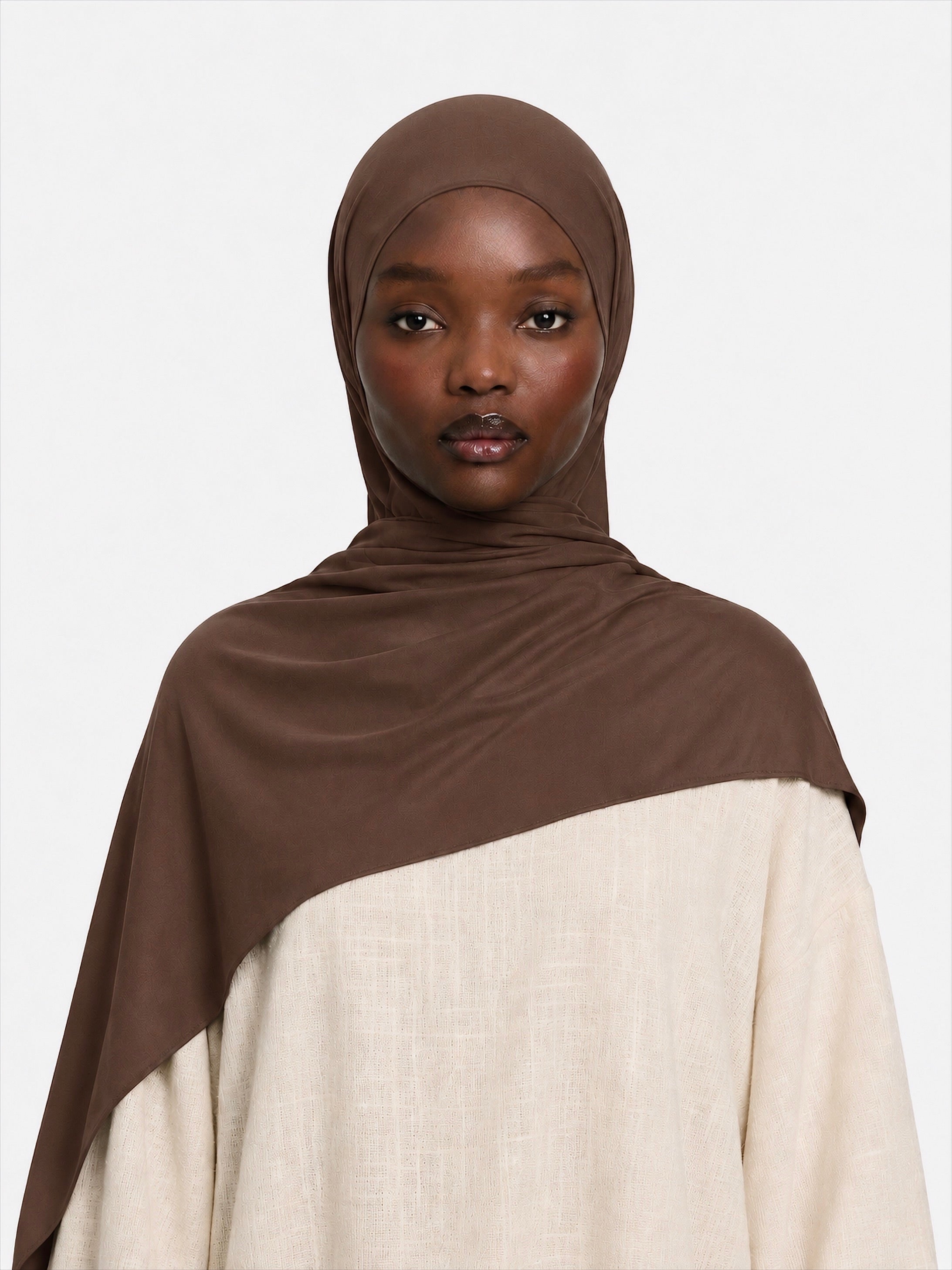 Premium Jersey Hijab Mocha