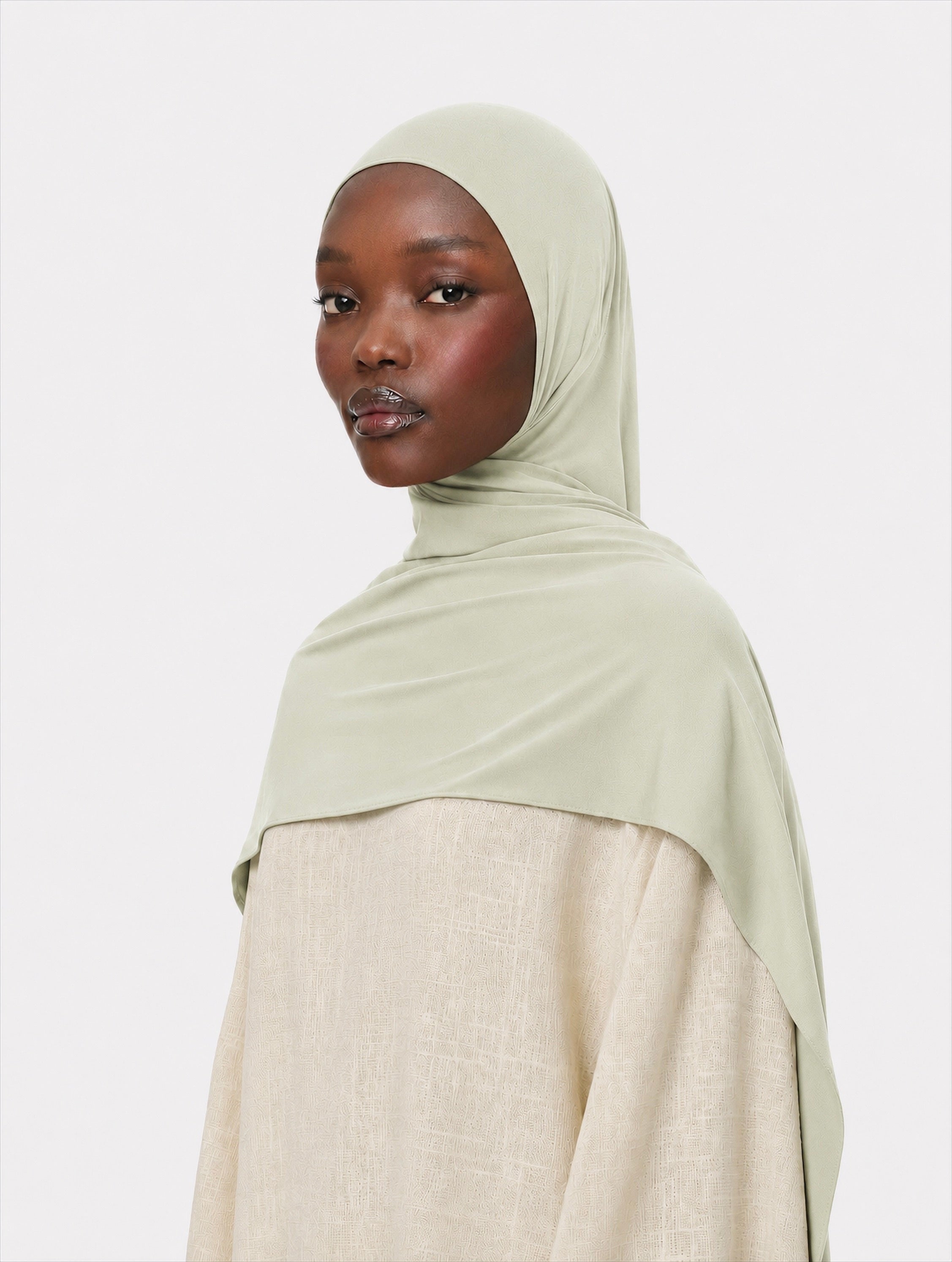 Premium Jersey Hijab Lime green