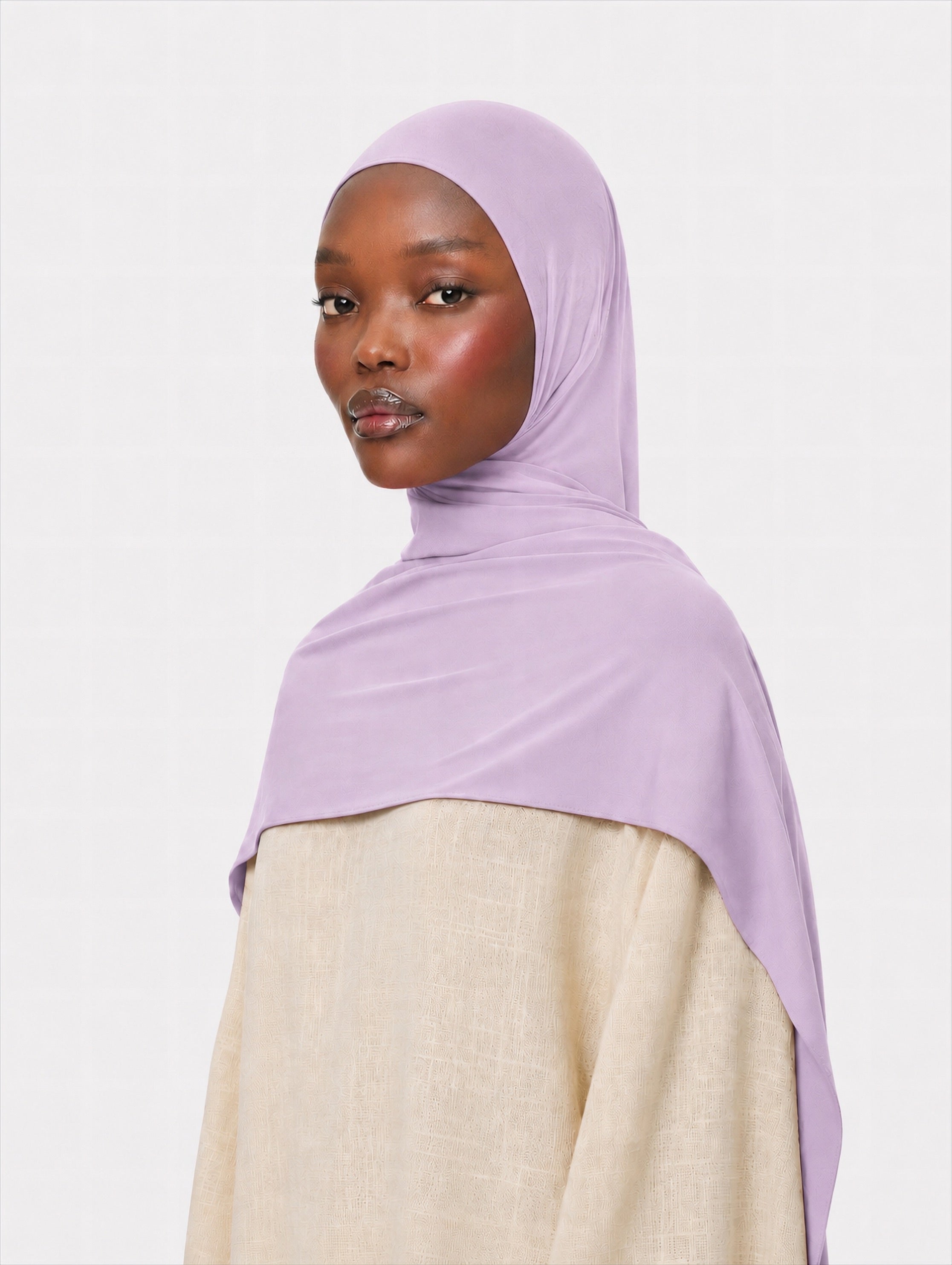 Premium Jersey Hijab Lavender