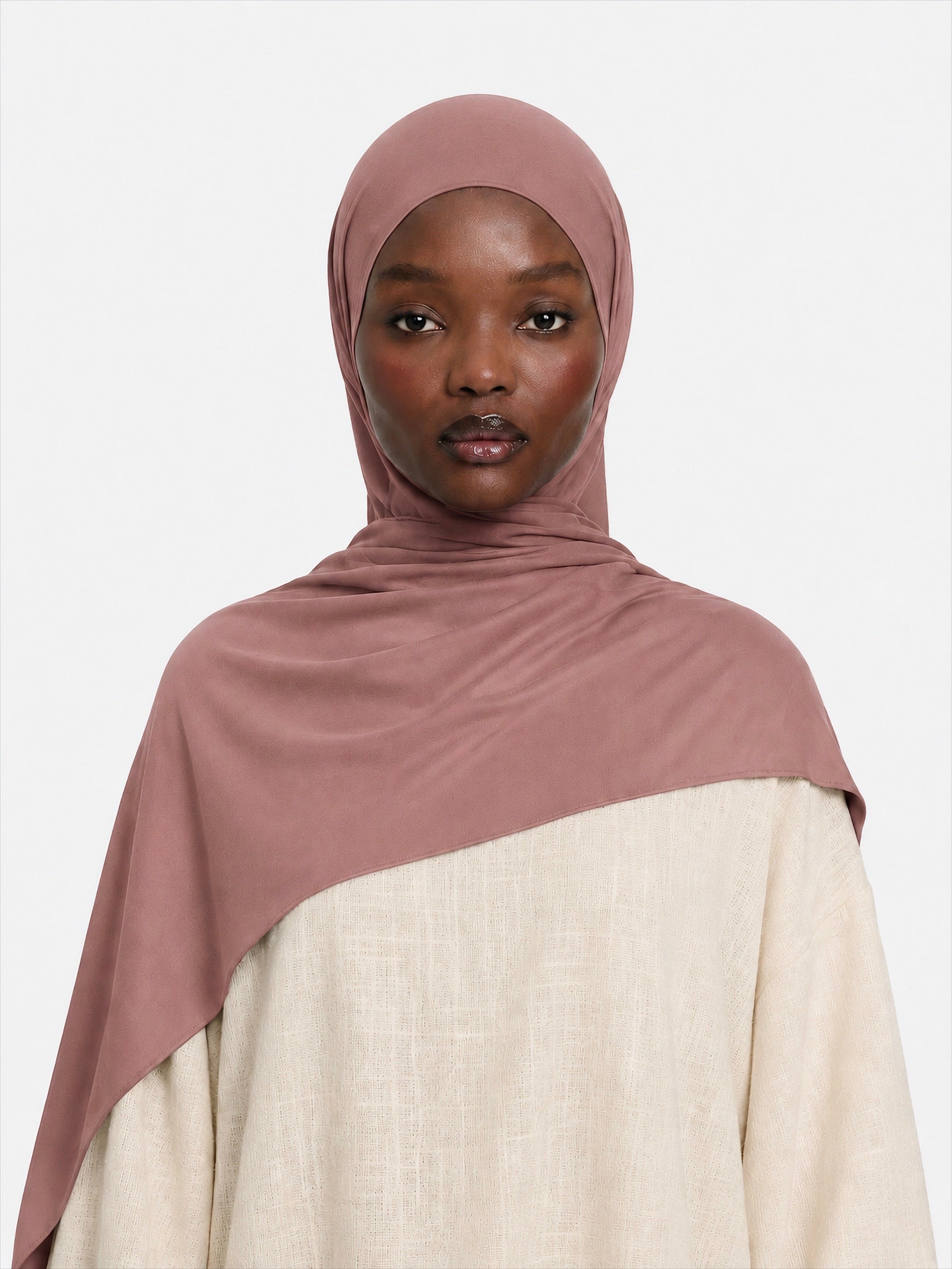 Premium Jersey Hijab Rose