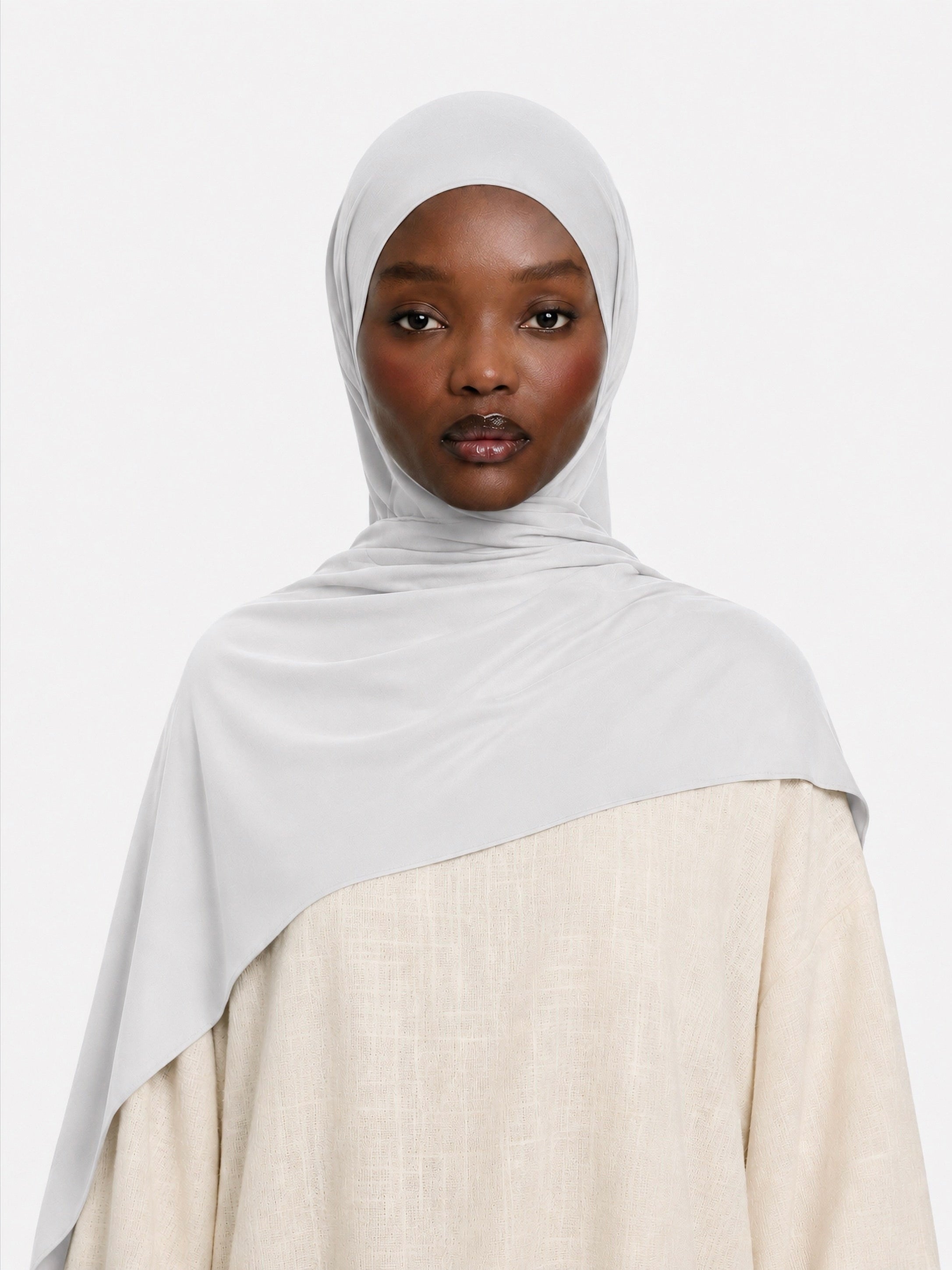 Premium Jersey Hijab Air Grey