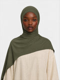 Premium Jersey Hijab Olive