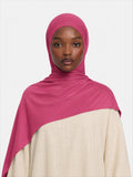 Premium Jersey Hijab Pink Magenta