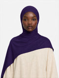 Premium Jersey Hijab Deep Plum