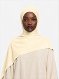 Premium Jersey Hijab Buttercream