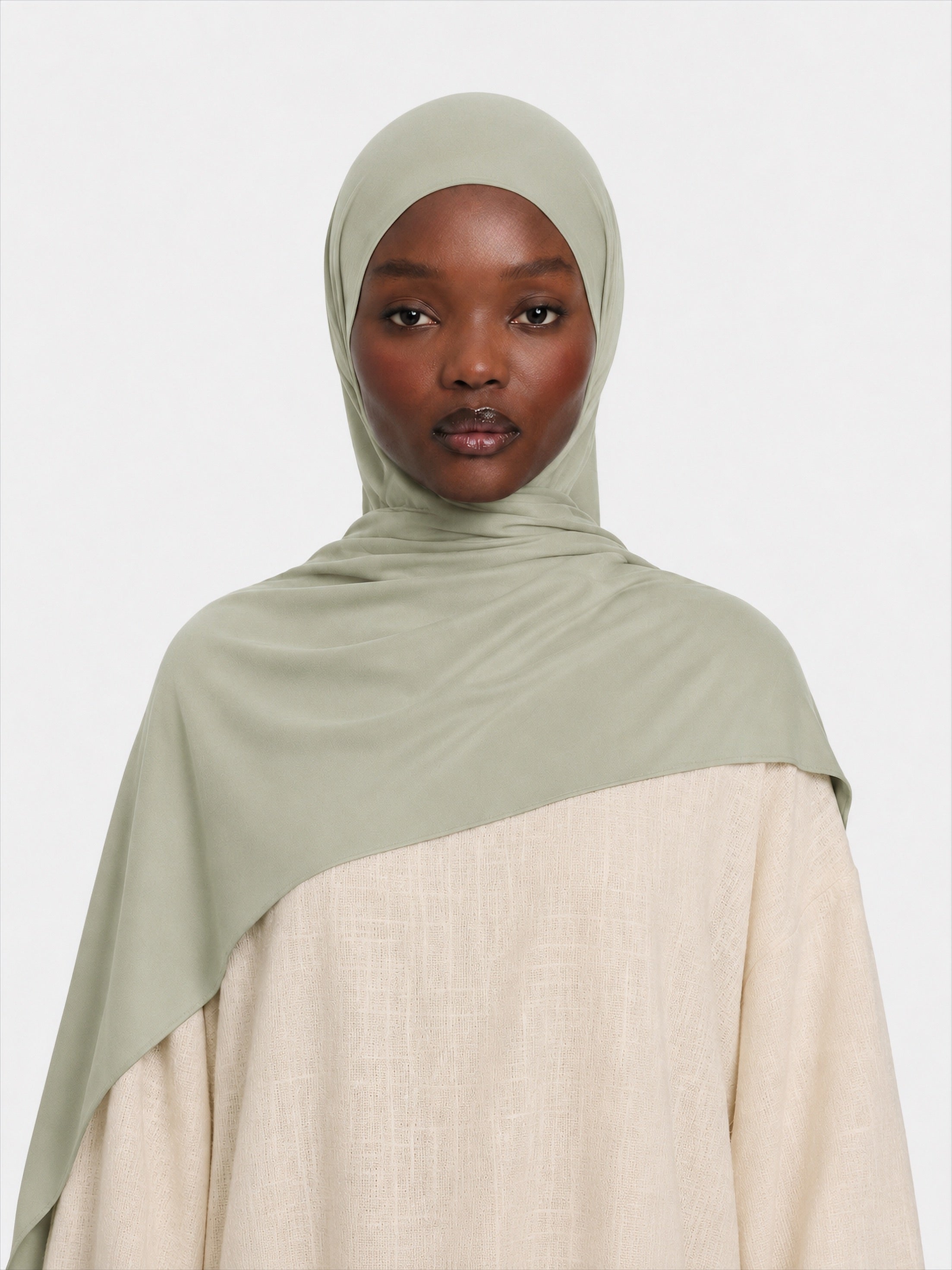 Premium Jersey Hijab Sage green