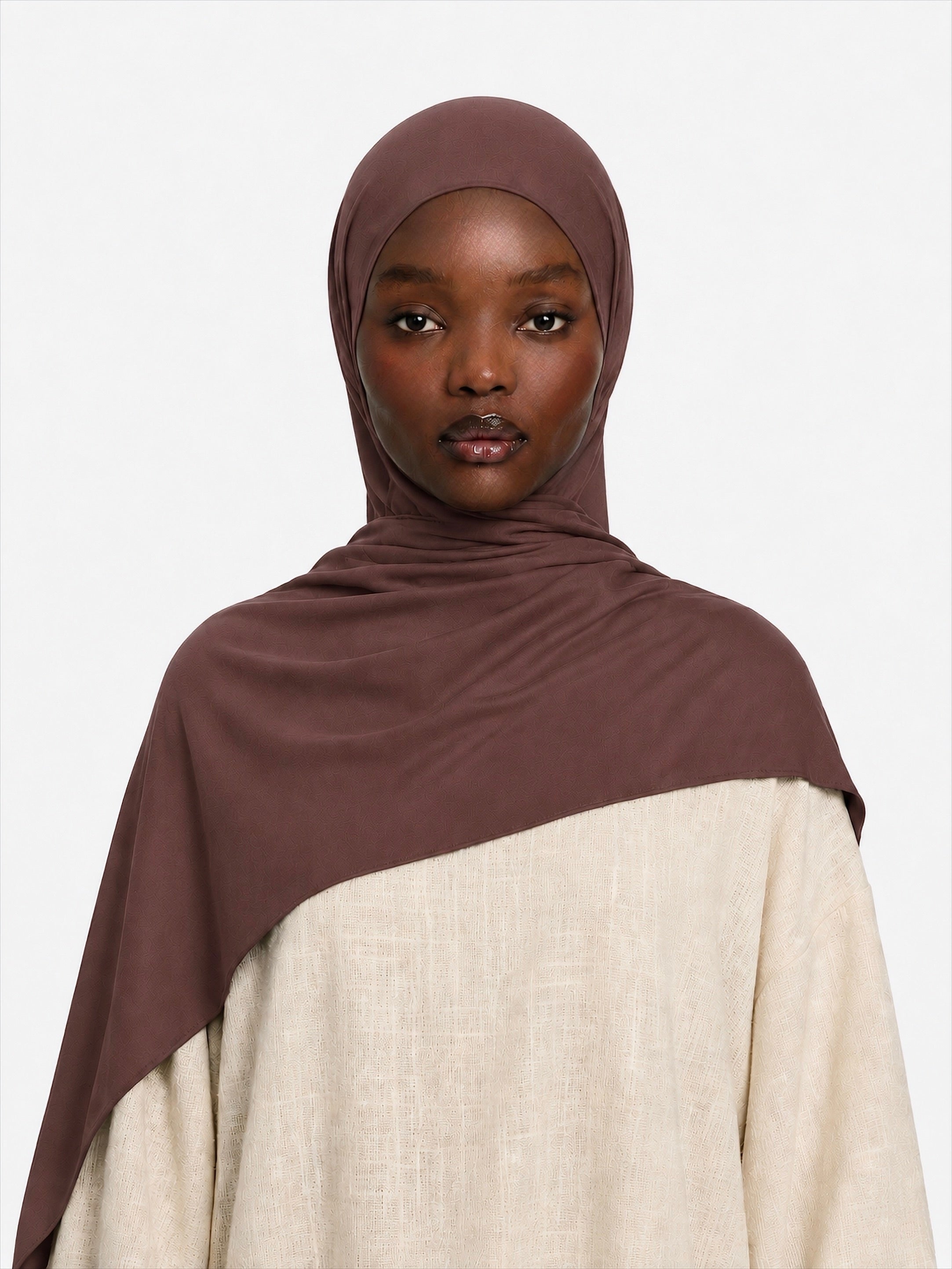 Premium Jersey Hijab Chocolate Brown