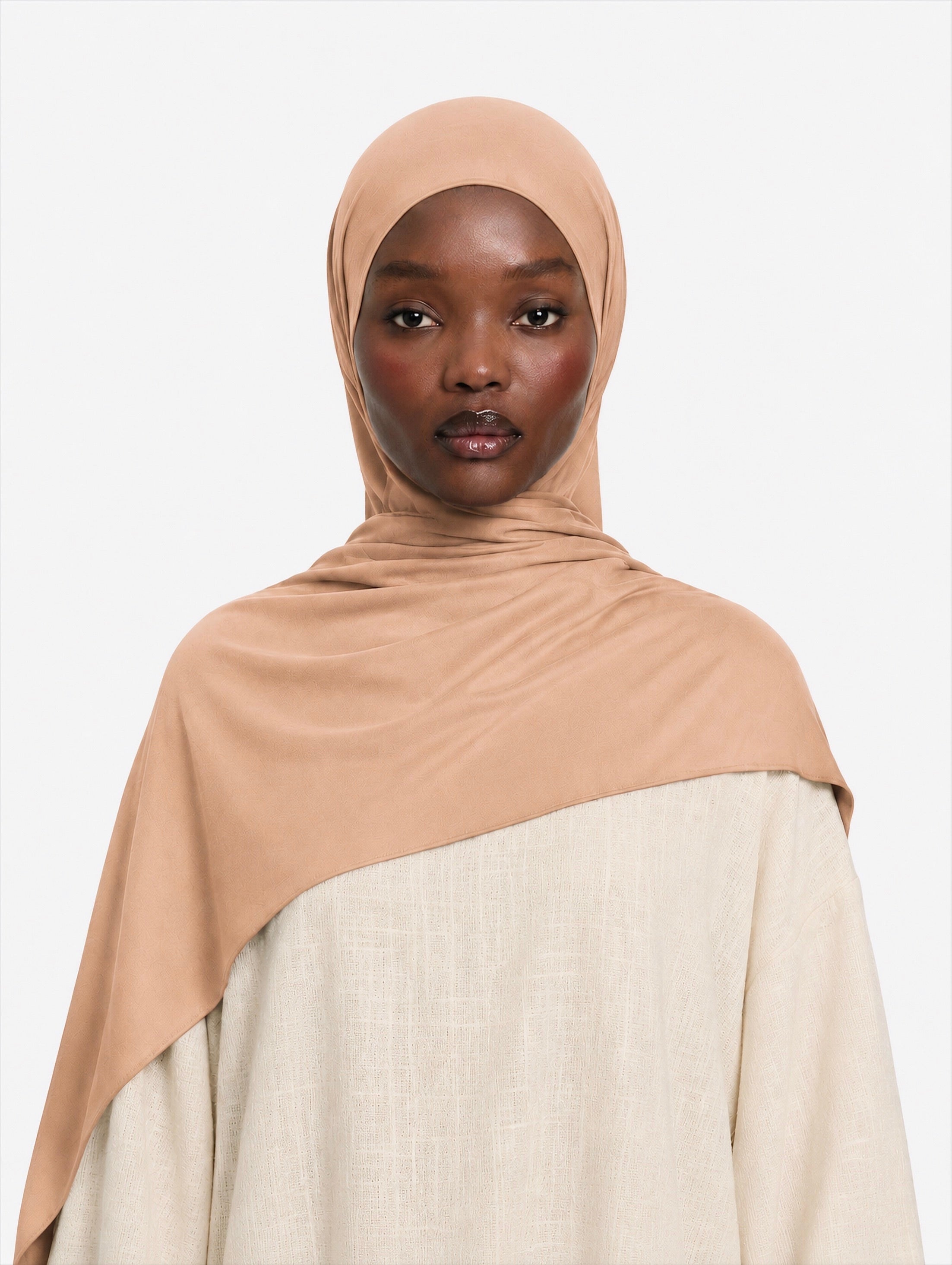 Premium Jersey Hijab Sand