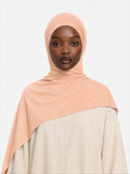Premium Jersey Hijab Apricot