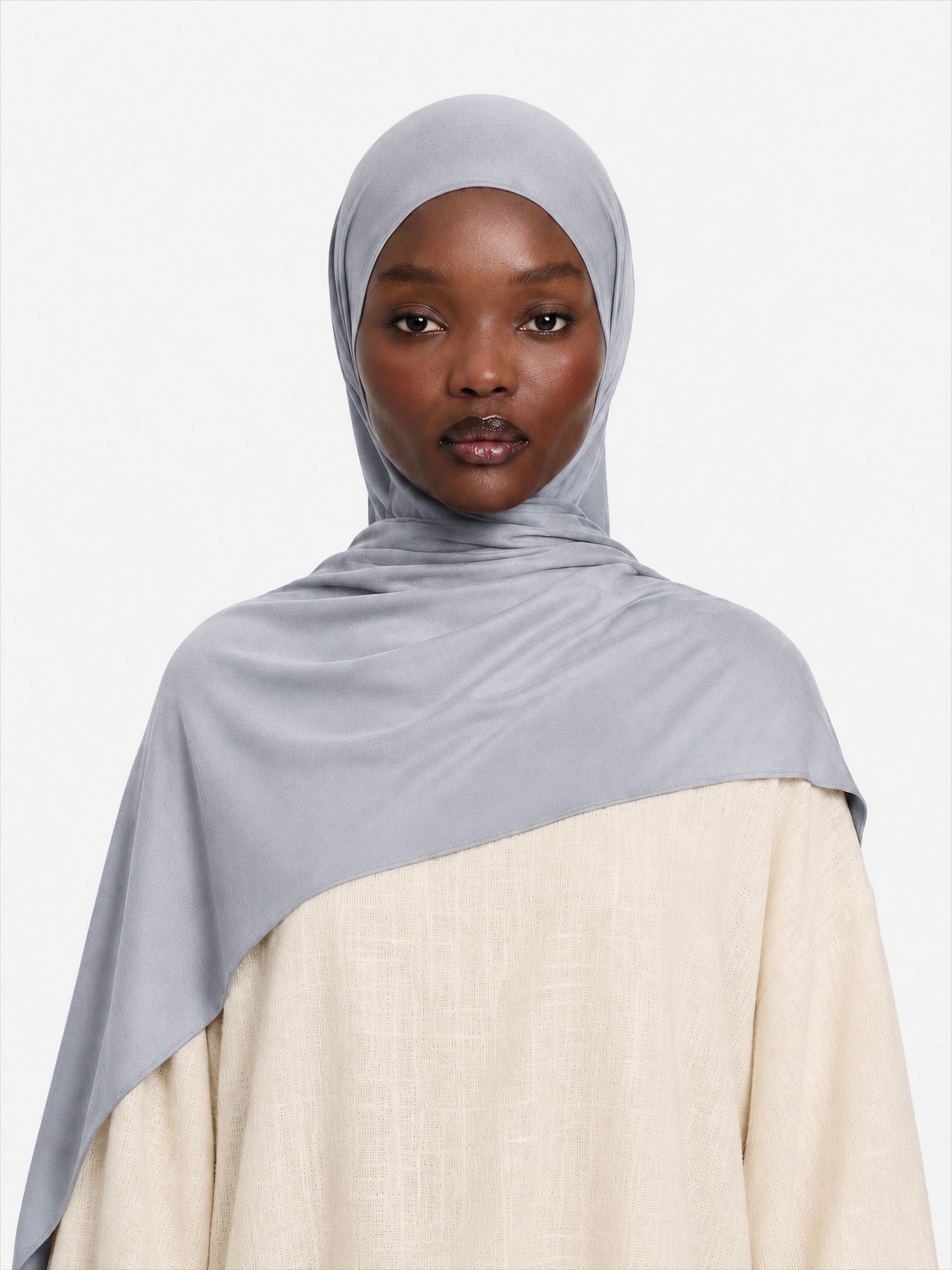 Premium Jersey Hijab Grey