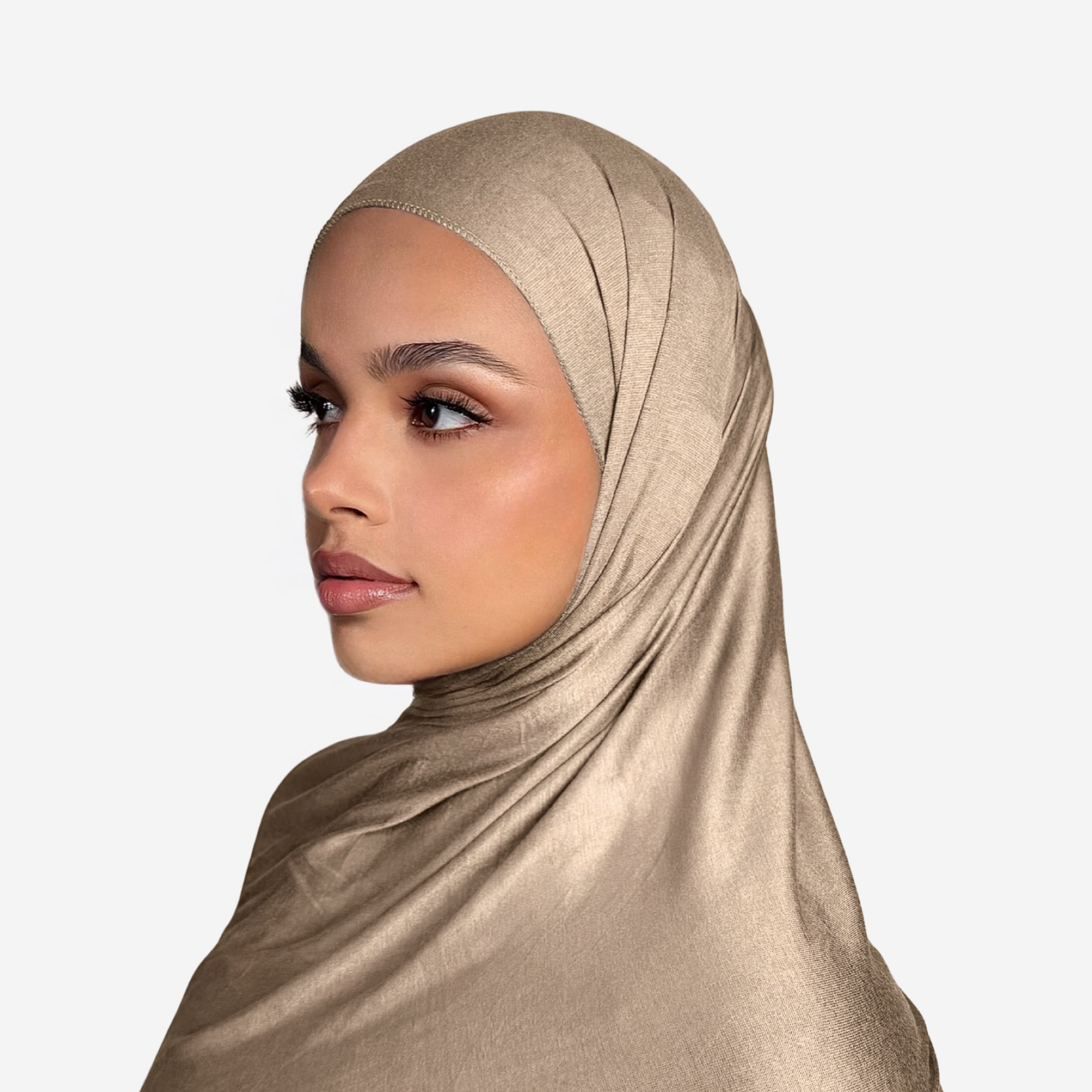 Premium Jersey Hijab Nude