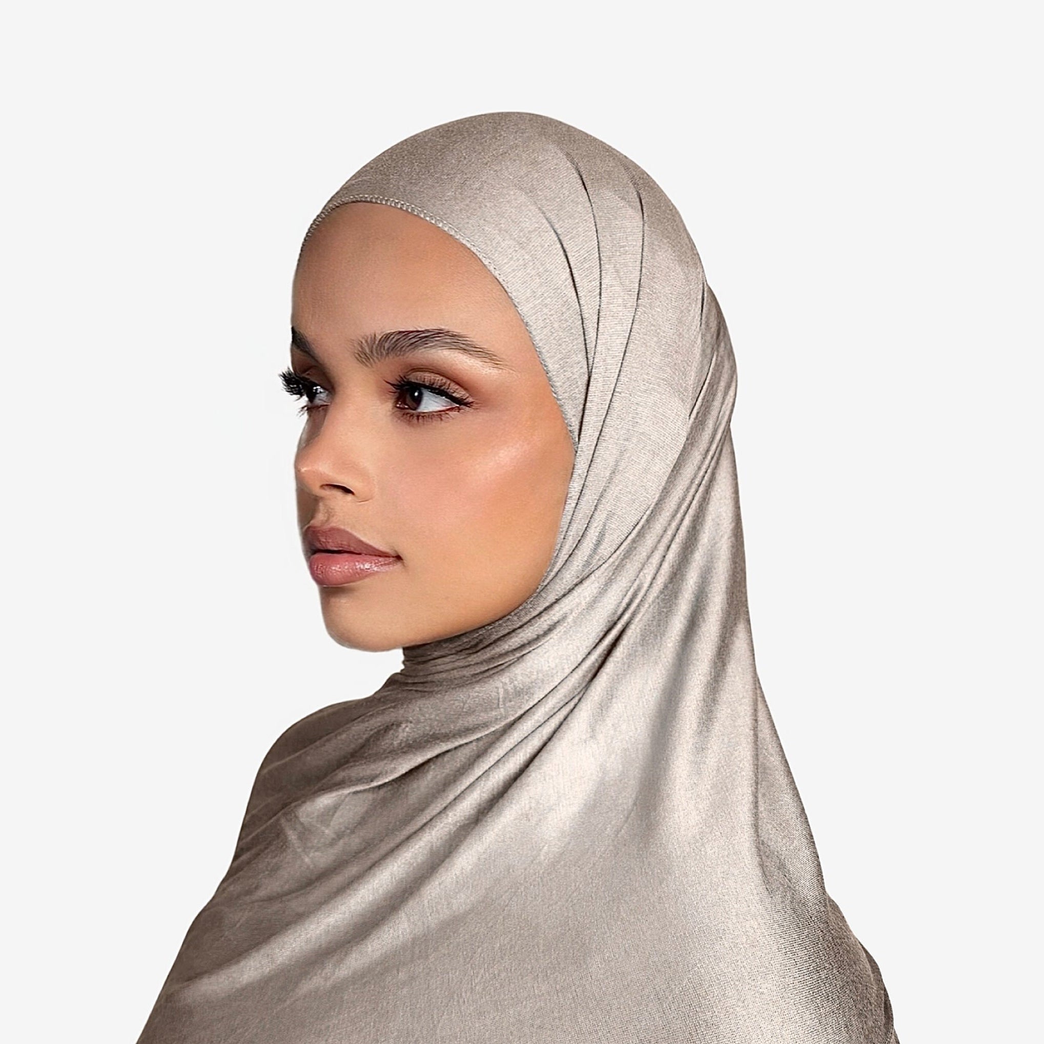 Premium Jersey Hijab Ivory
