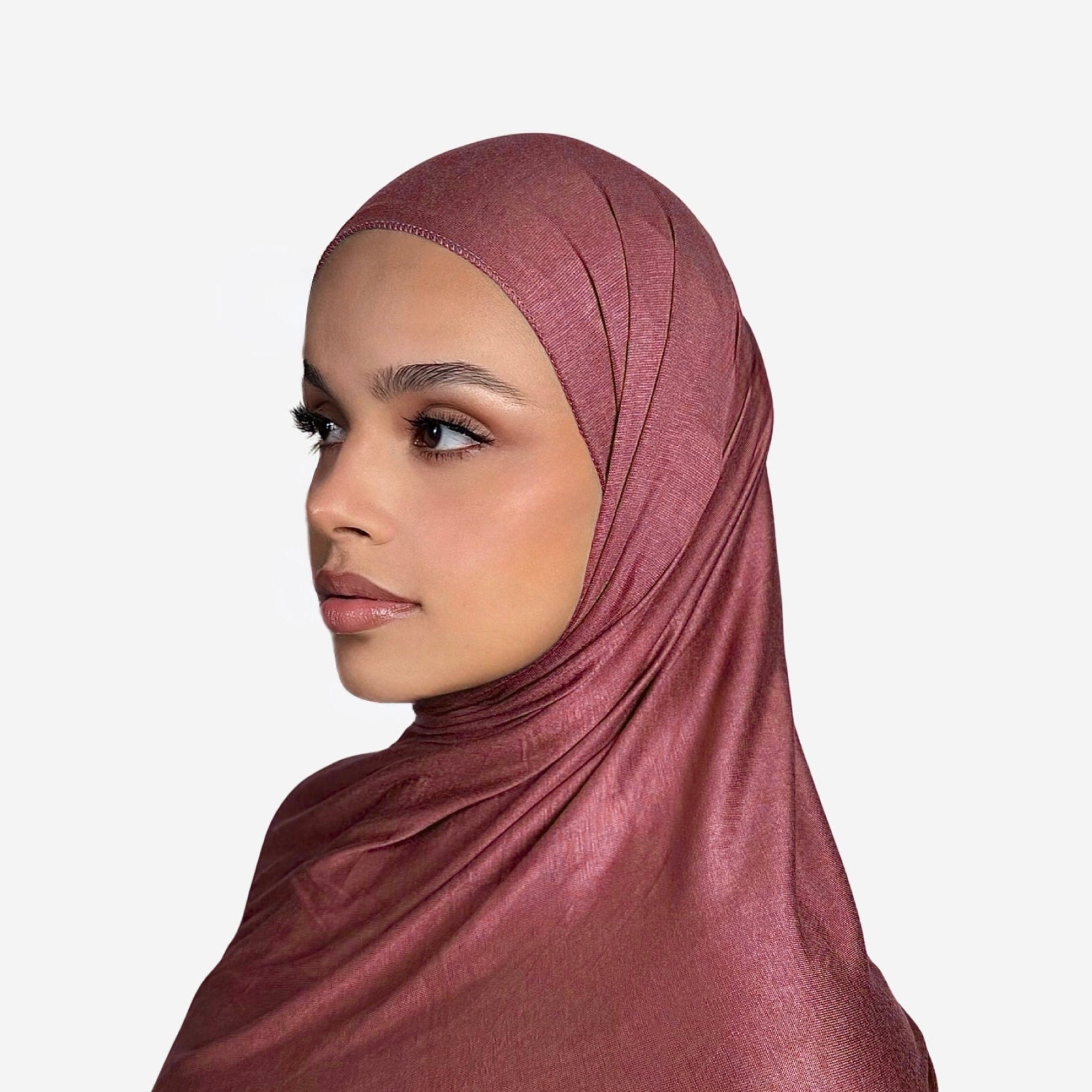 Premium Jersey Hijab Pink Magenta