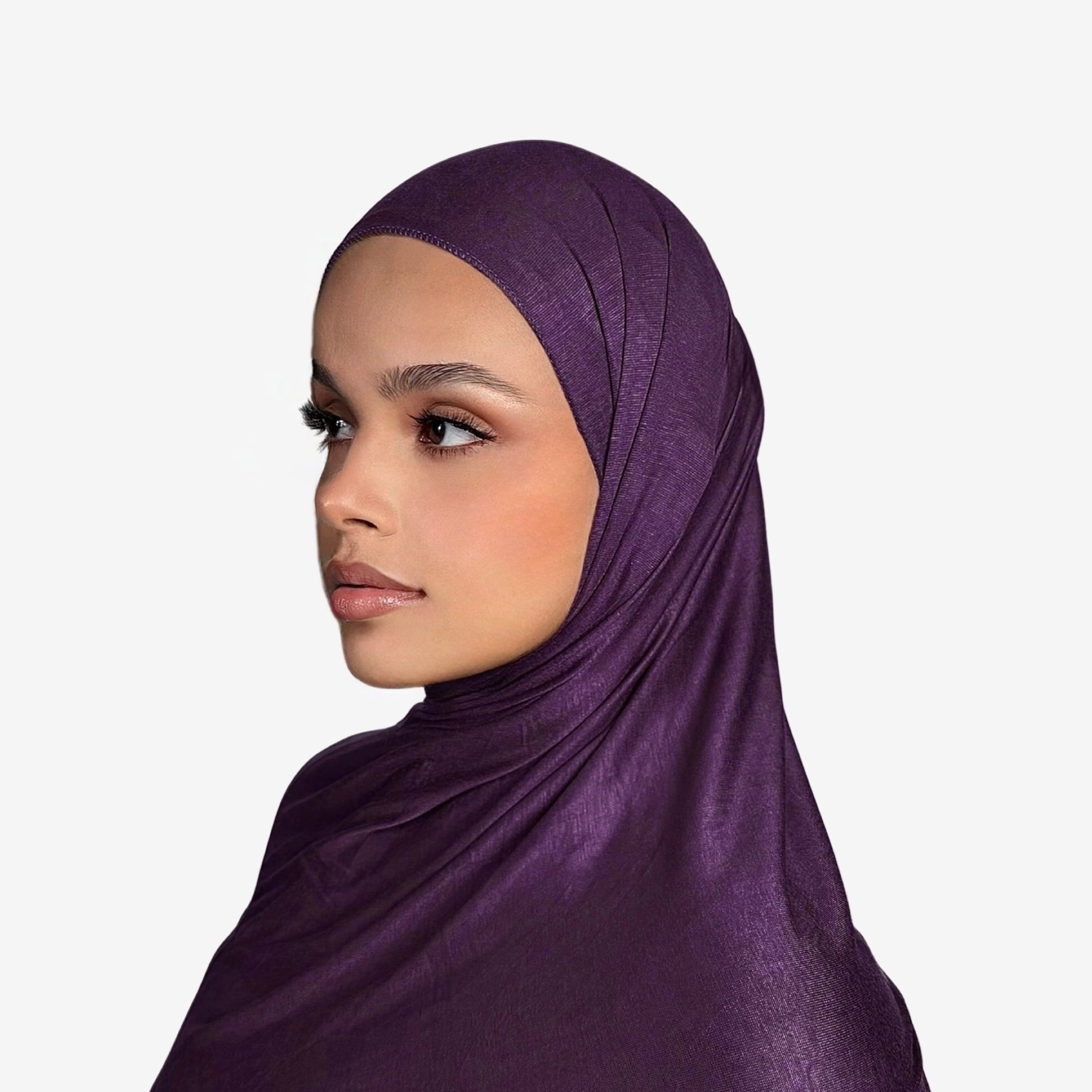Premium Jersey Hijab Plum