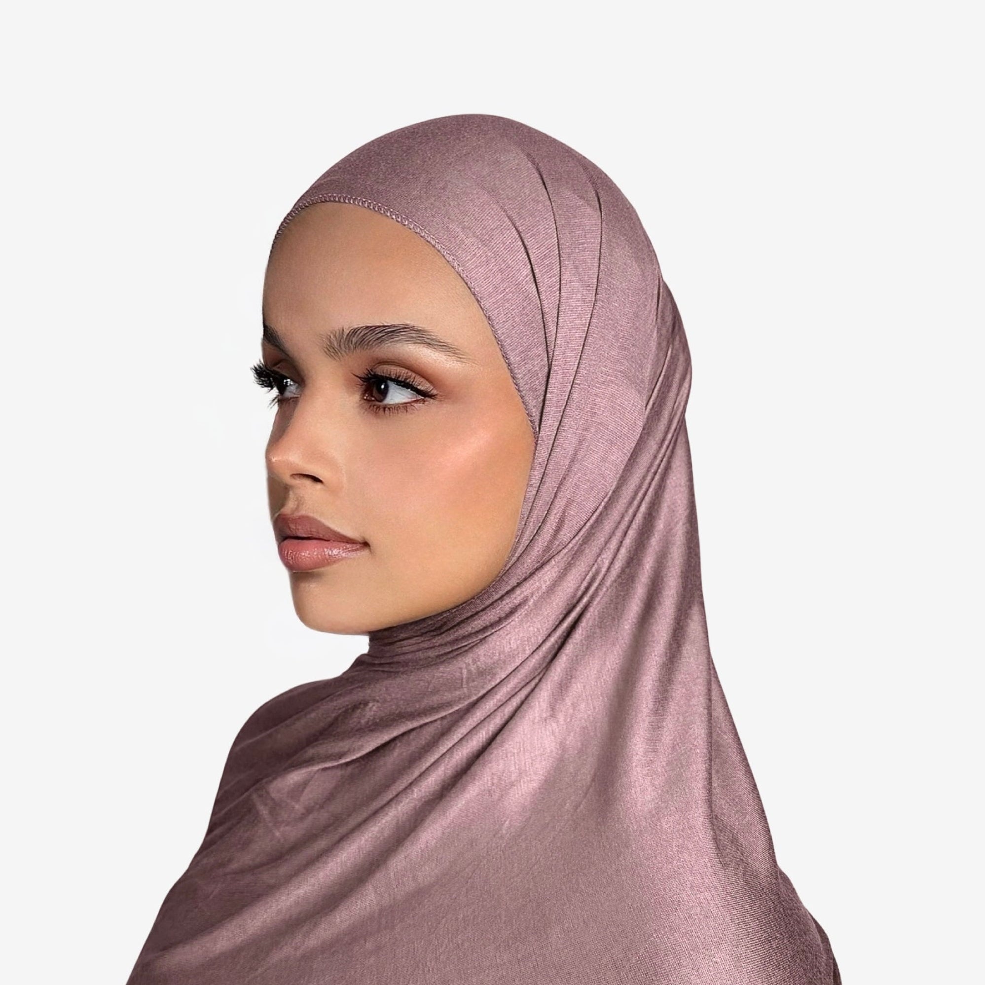 Premium Jersey Hijab Mauve