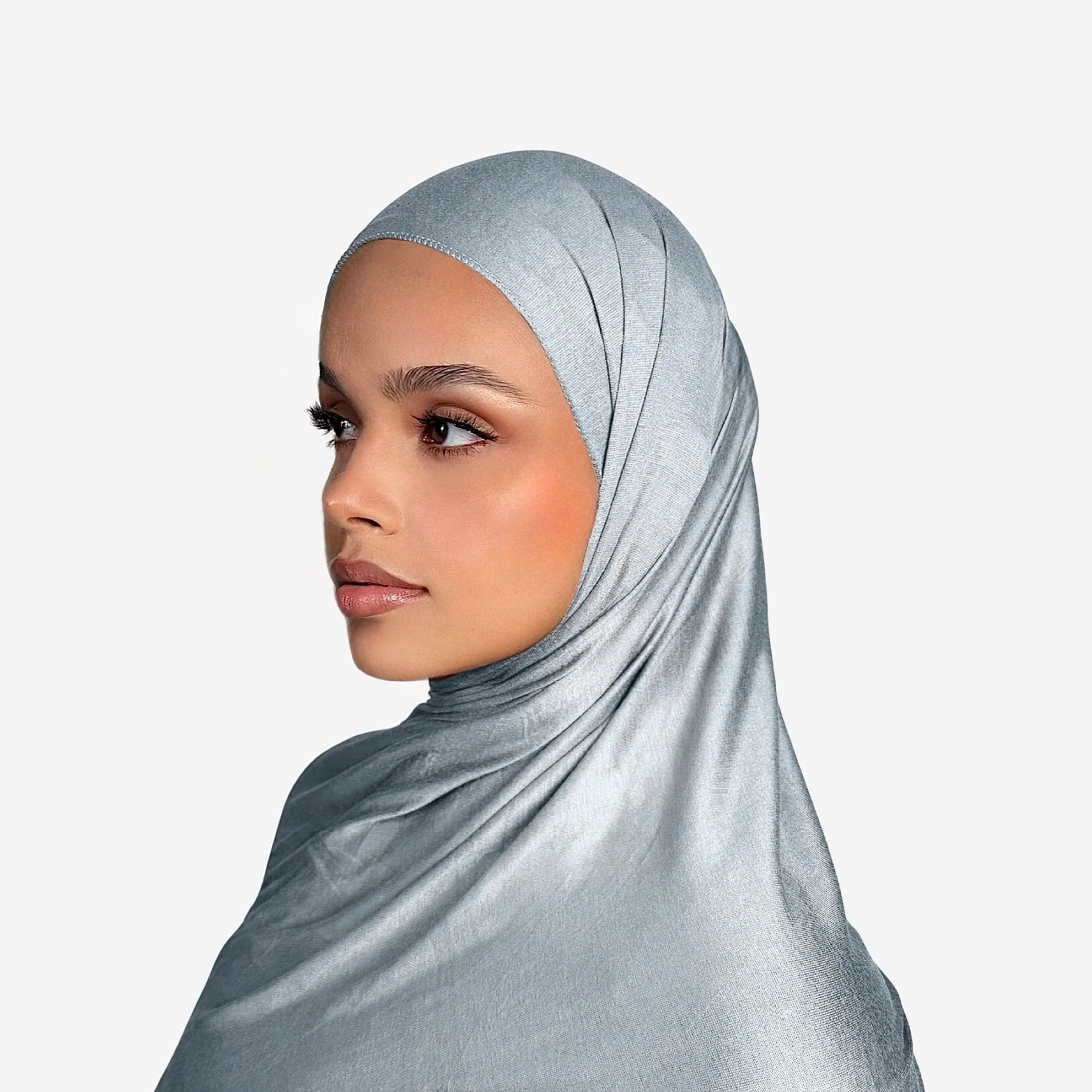 Premium Jersey Hijab Serene Blue