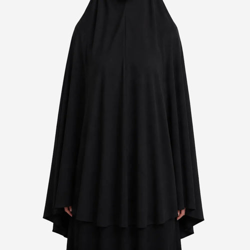 Prayer Hijab Black