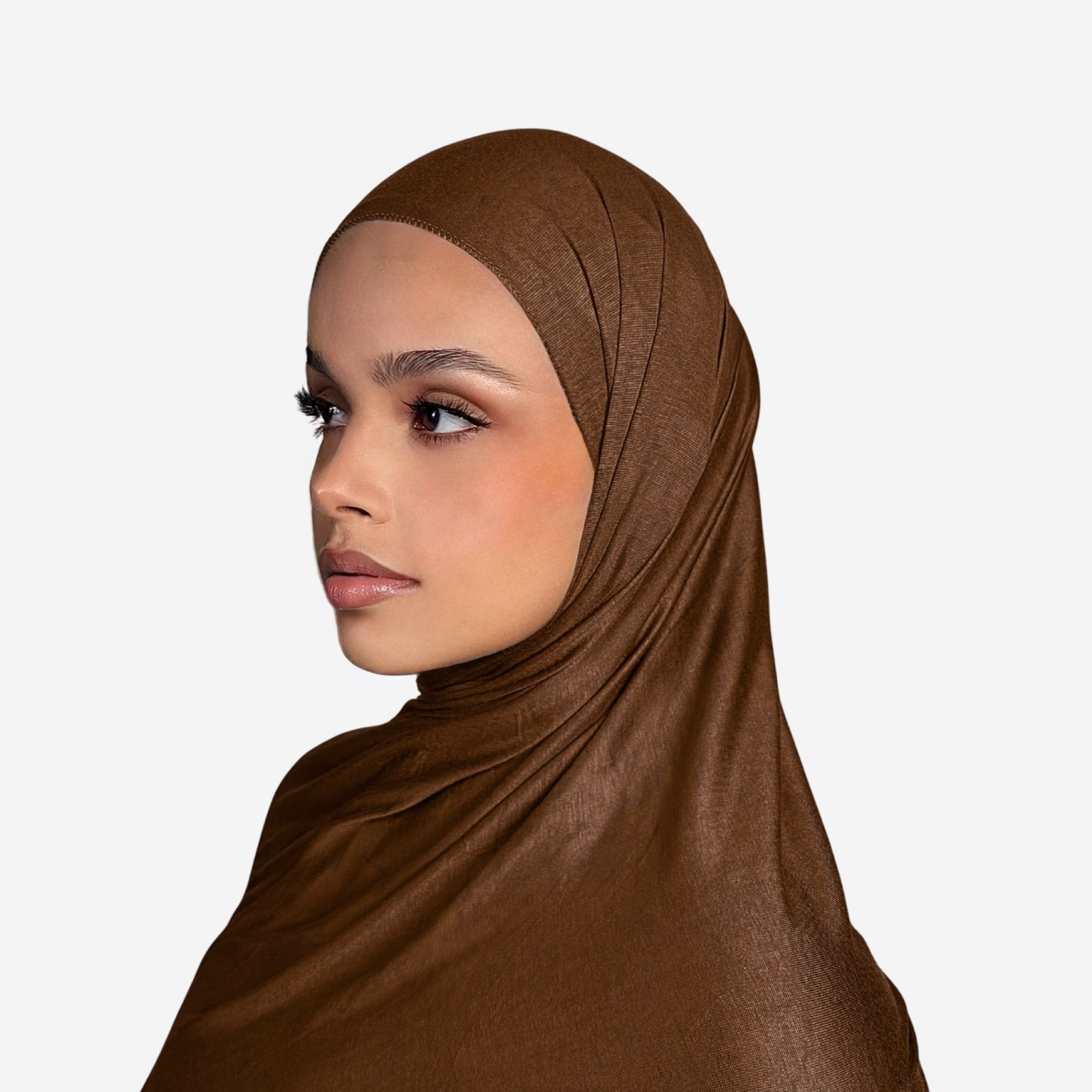 Premium Jersey Hijab Mocha