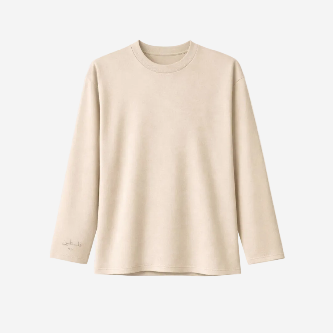 1948 Long Sleeve Top Beige